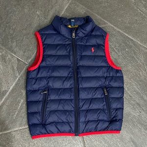 EUC Ralph Lauren Polo 4t puffer vest